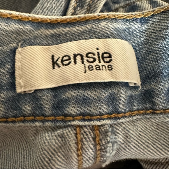 Kensie- Light Blue Drawstring Cargo Jeans (6/28) - Picture 11 of 14